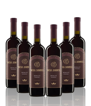 Merlot - halbtrocken - Weingut Beciul Domnesc - 6 Flaschen